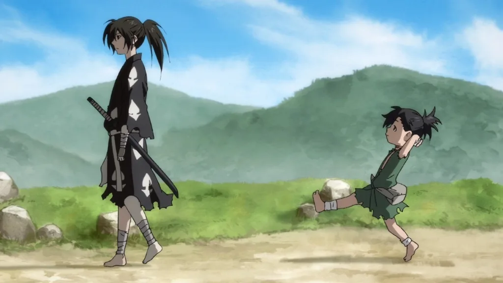 Hyakkimaru e Dororo viaggiano nel Giappone feudale in uno dei migliori anime sui samurai