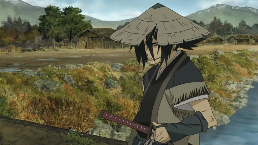Nanashi sfodera la katana in Sword of the Stranger, film samurai dall’animazione spettacolare