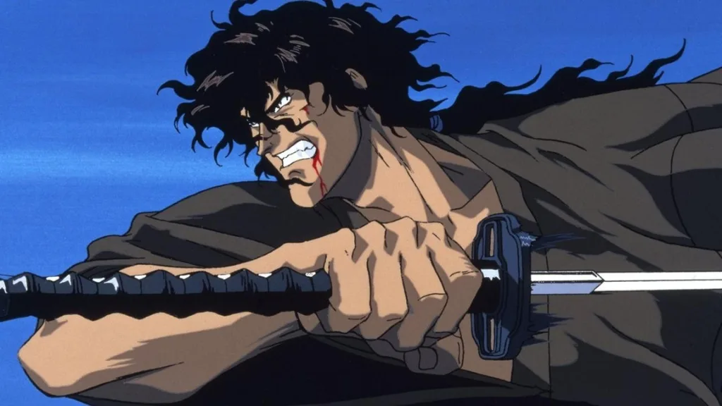 Jubei Kibagami affronta demoni in Ninja Scroll, classico dark fantasy con samurai